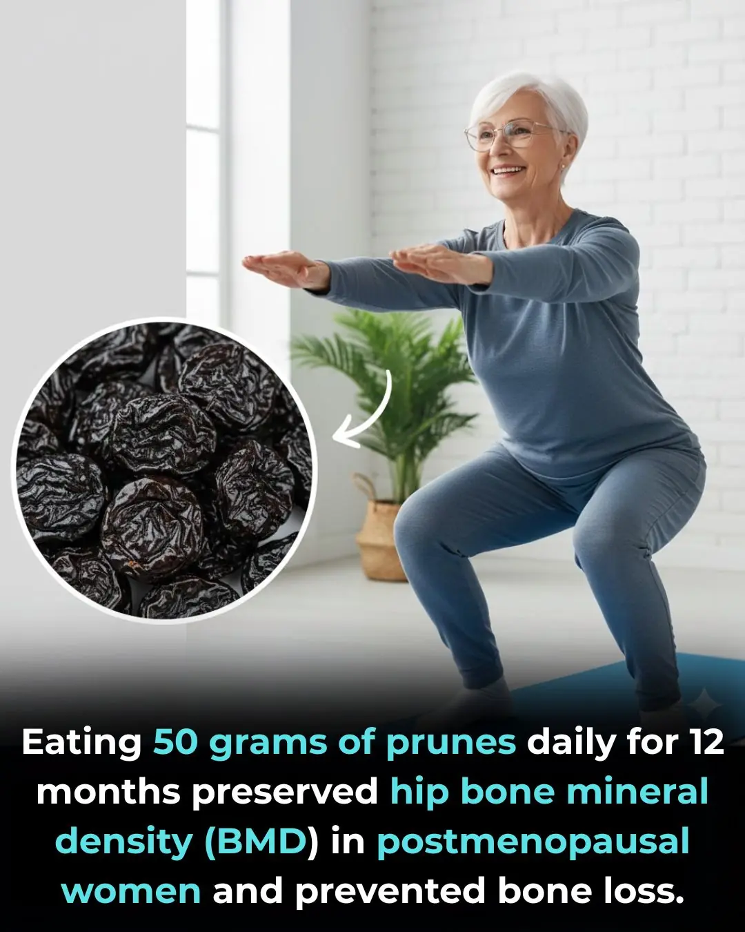 Daily Prune Consumption and Bone Health in Postmenopausal Women