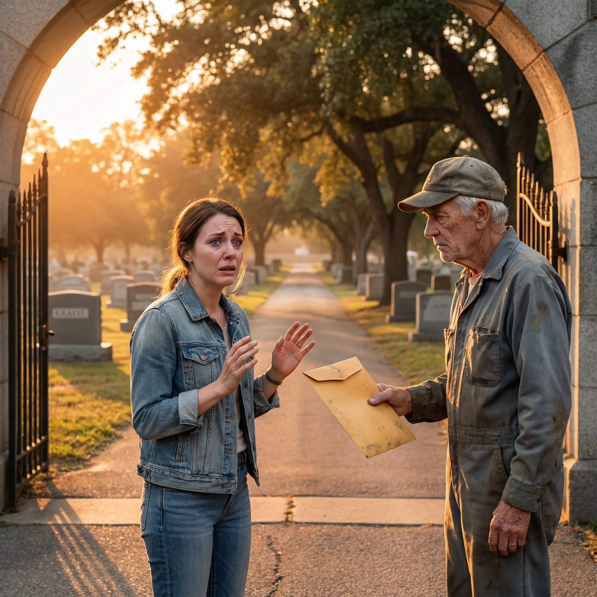 When I left prison, I rushed to my father’s house, but my stepmother said coldly, “Your father was buried a year ago. We live here now.” .” Shaken, I went to the cemetery to find his grave.