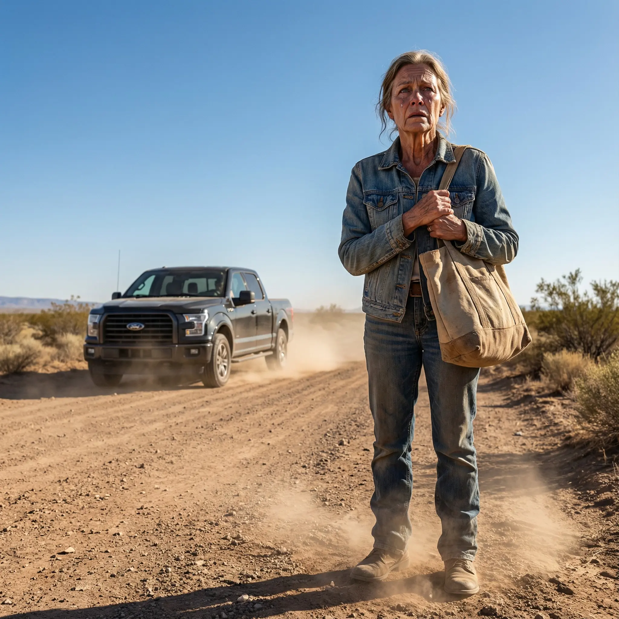 After my husband’s funeral, my son drove me to a remote road and said: ‘This is where you get off. The house and business are mine now.’