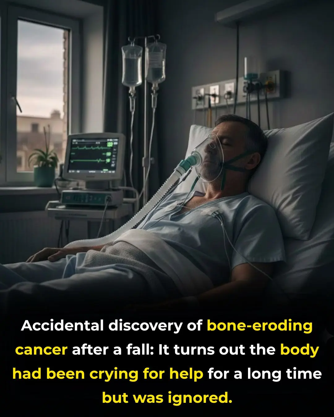 Accidental discovery of bone-eroding cancer after a fall: It turns out the body had been crying for help for a long time but was ignored