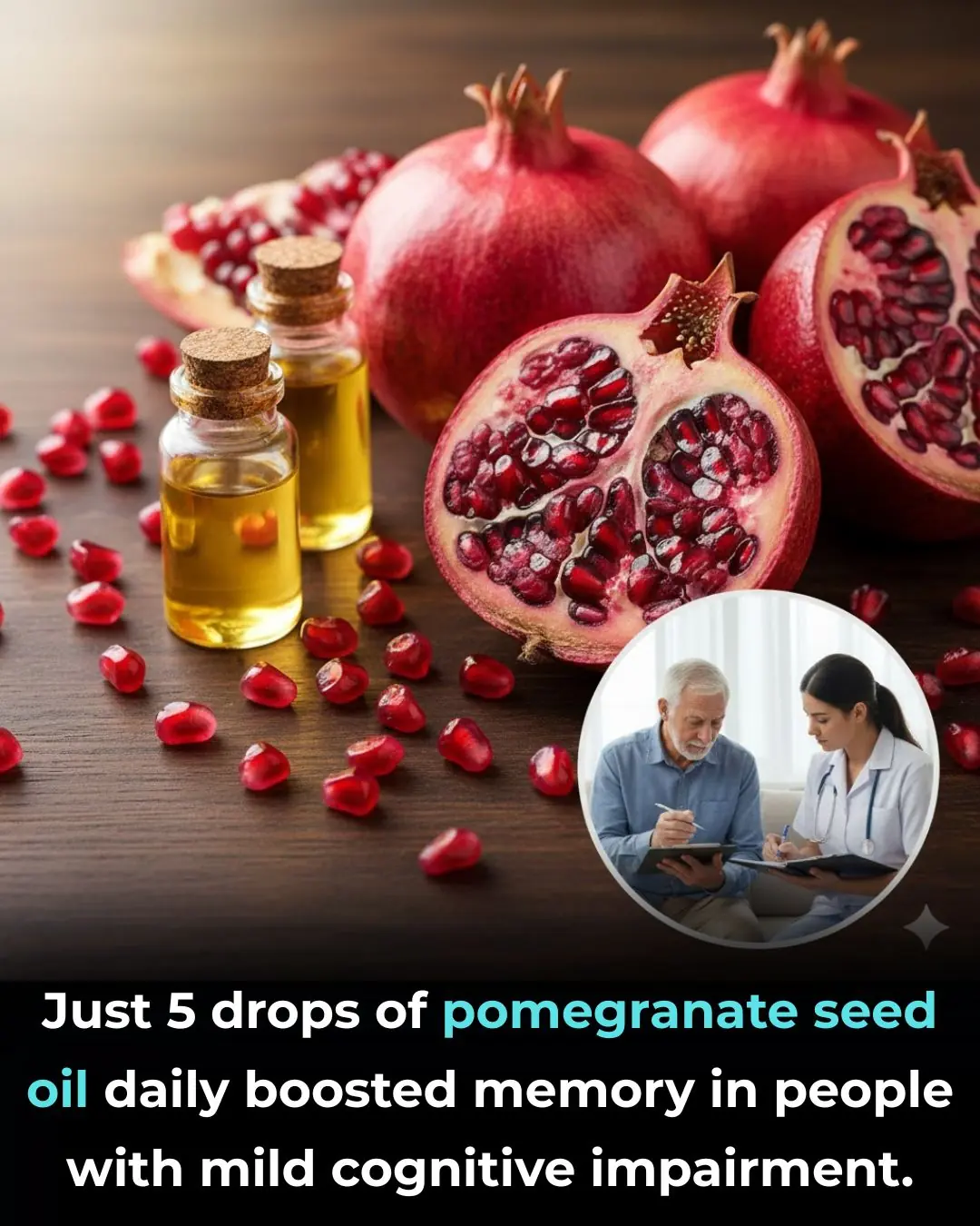 Pomegranate Seed Oil Supplementation and Cognitive Improvement in Mild Cognitive Impairment