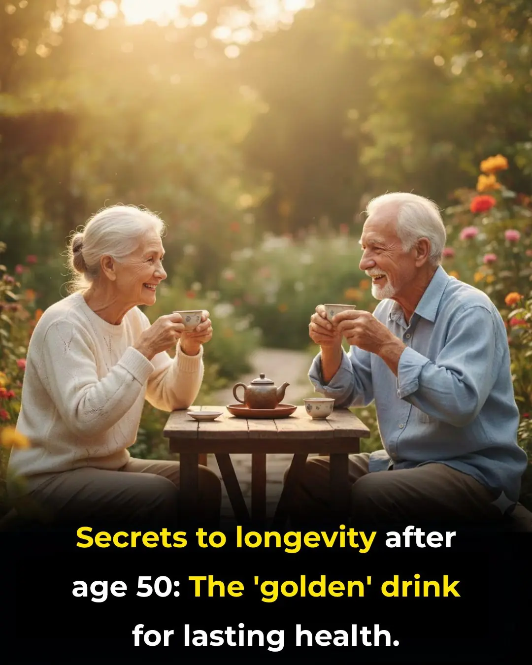 Secrets to longevity after age 50: The 'golden' drink for lasting health.