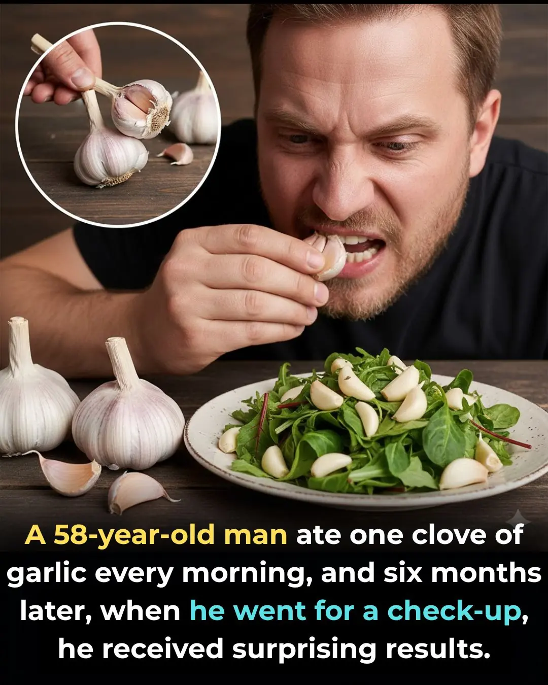 A 58-Year-Old Man Ate One Clove of Garlic Every Morning — His Medical Checkup Six Months Later Surprised Doctors