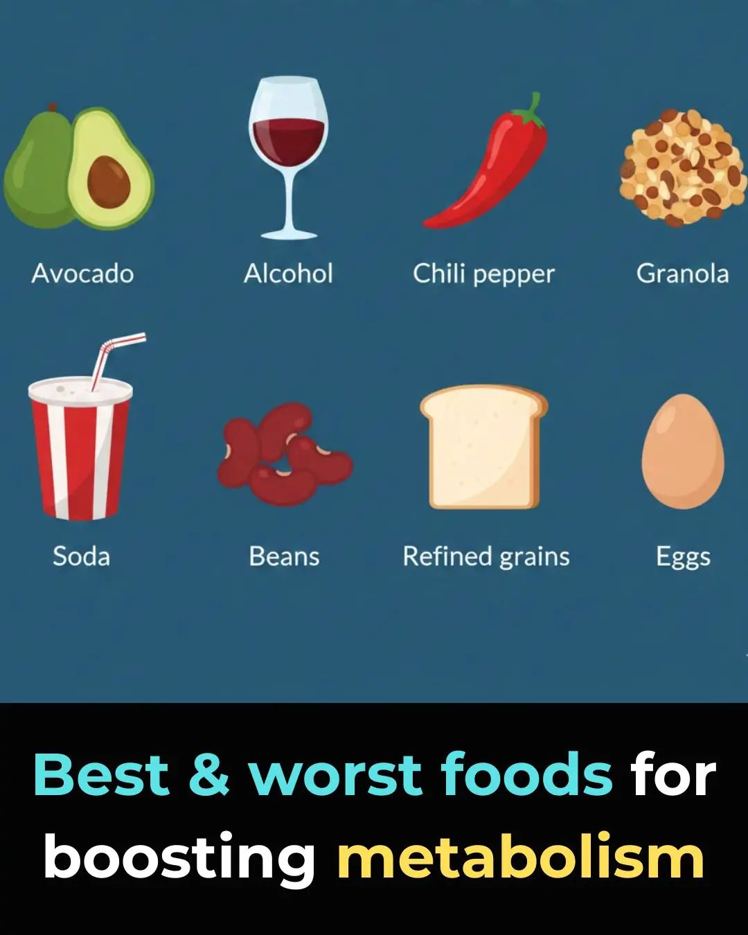 11 Best and Worst Foods for Boosting Metabolism