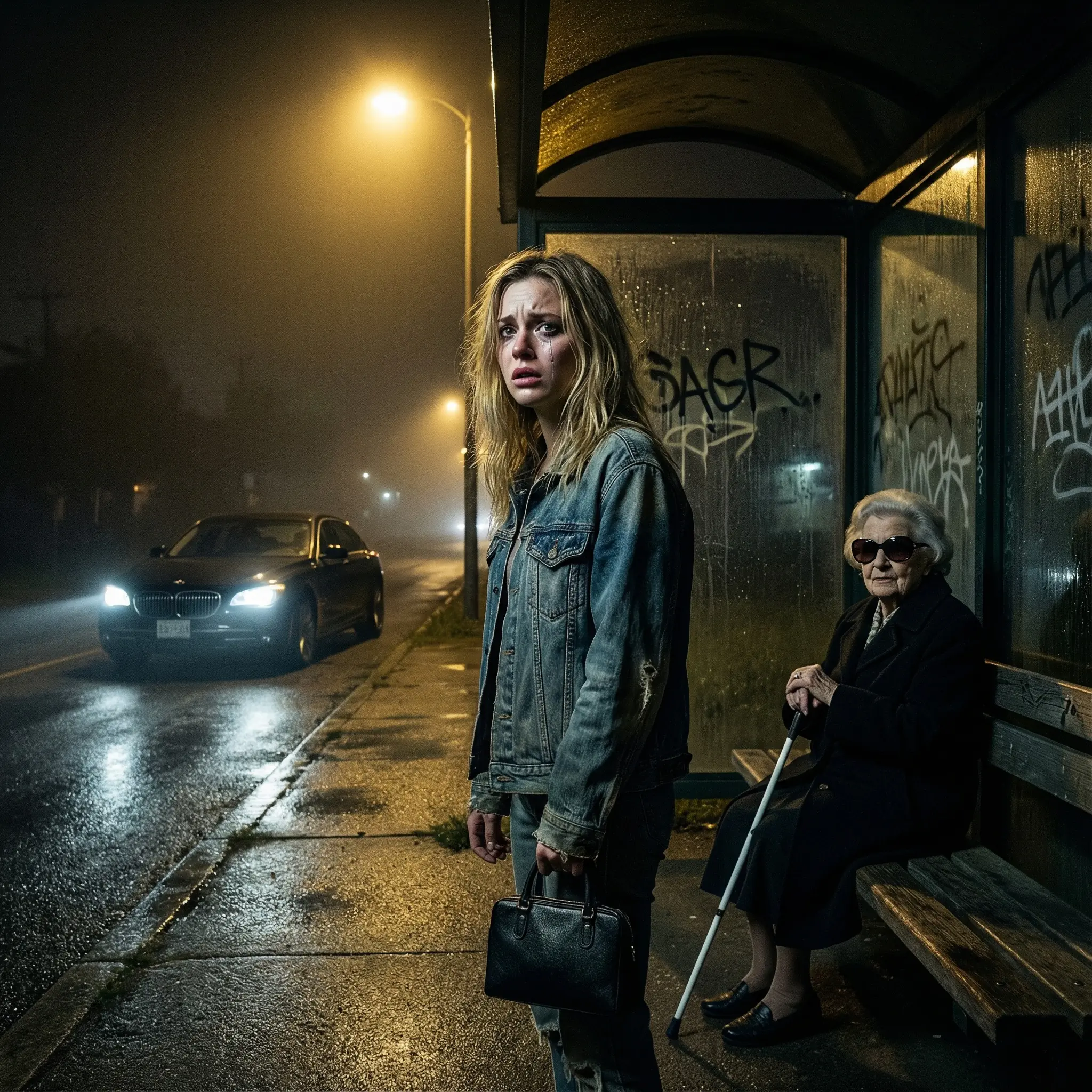 after an argument, my husband kicked me out and left me at a bus stop outside the city with no money.