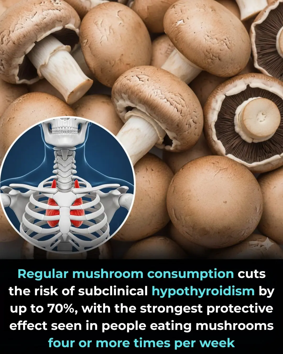 Edible Mushroom Consumption and the Prevention of Subclinical Thyroid Dysfunction