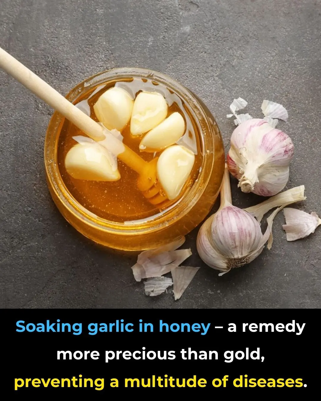 Soaking garlic in honey – a remedy more precious than gold, preventing a multitude of diseases