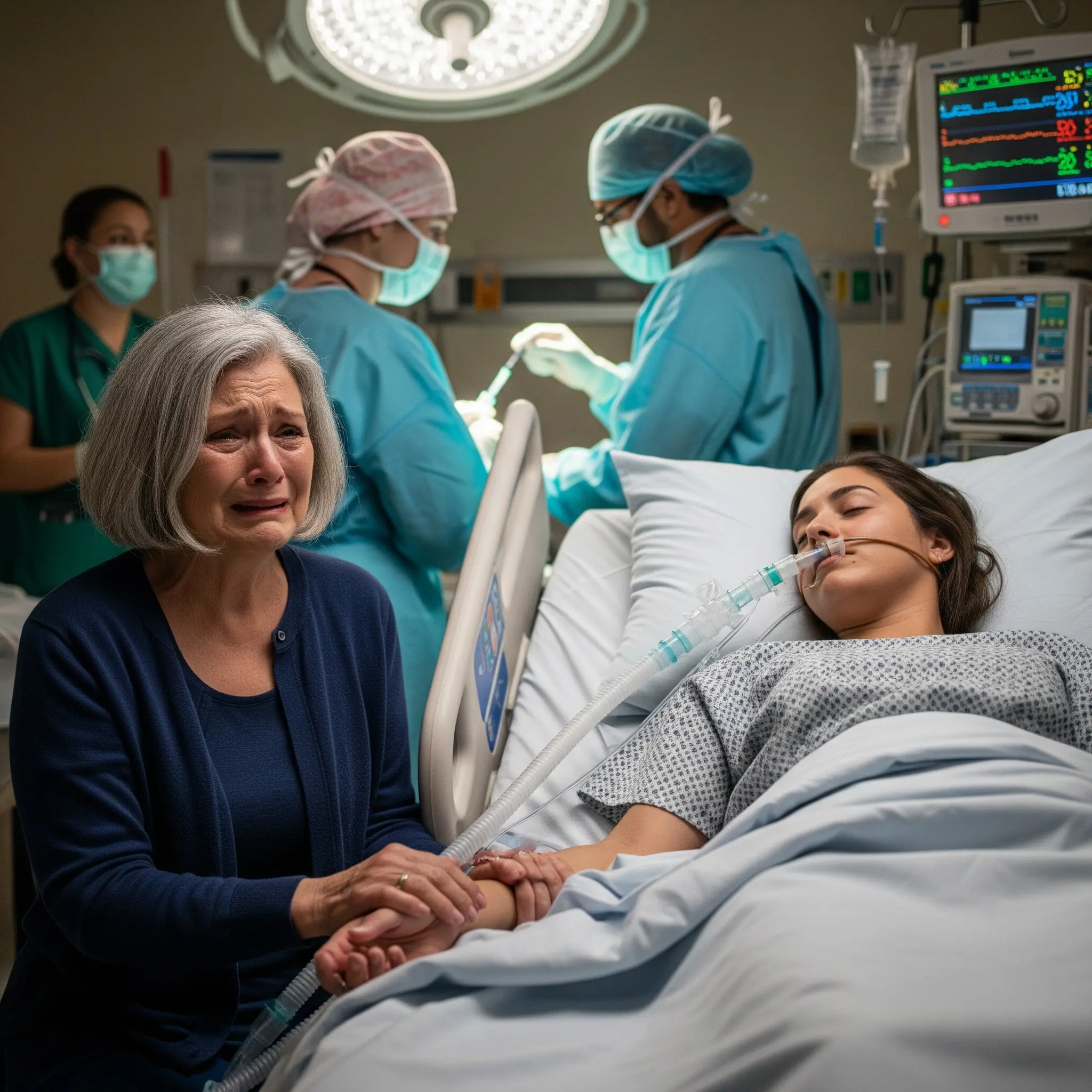 I came home unannounced from a vacation in the U.S. and froze when I saw my daughter lying in a hospital special care unit, while my son-in-law was posting photos of himself relaxing on a luxury yacht with another woman