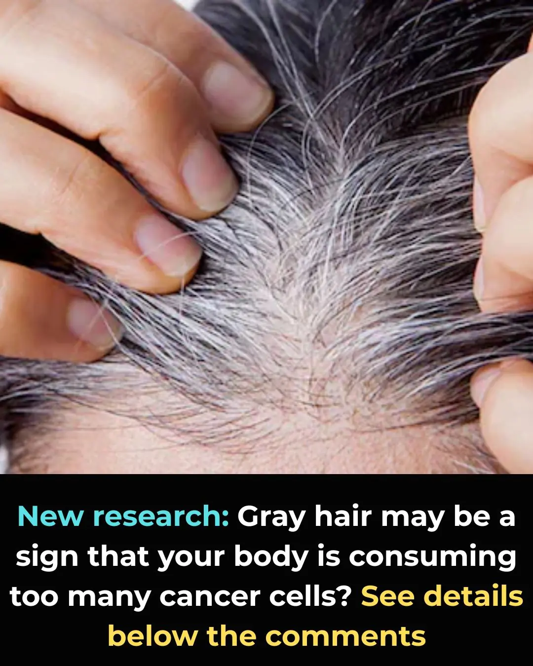 Can Gray Hair Be a Sign That the Body Is Eliminating Cancer Cells?