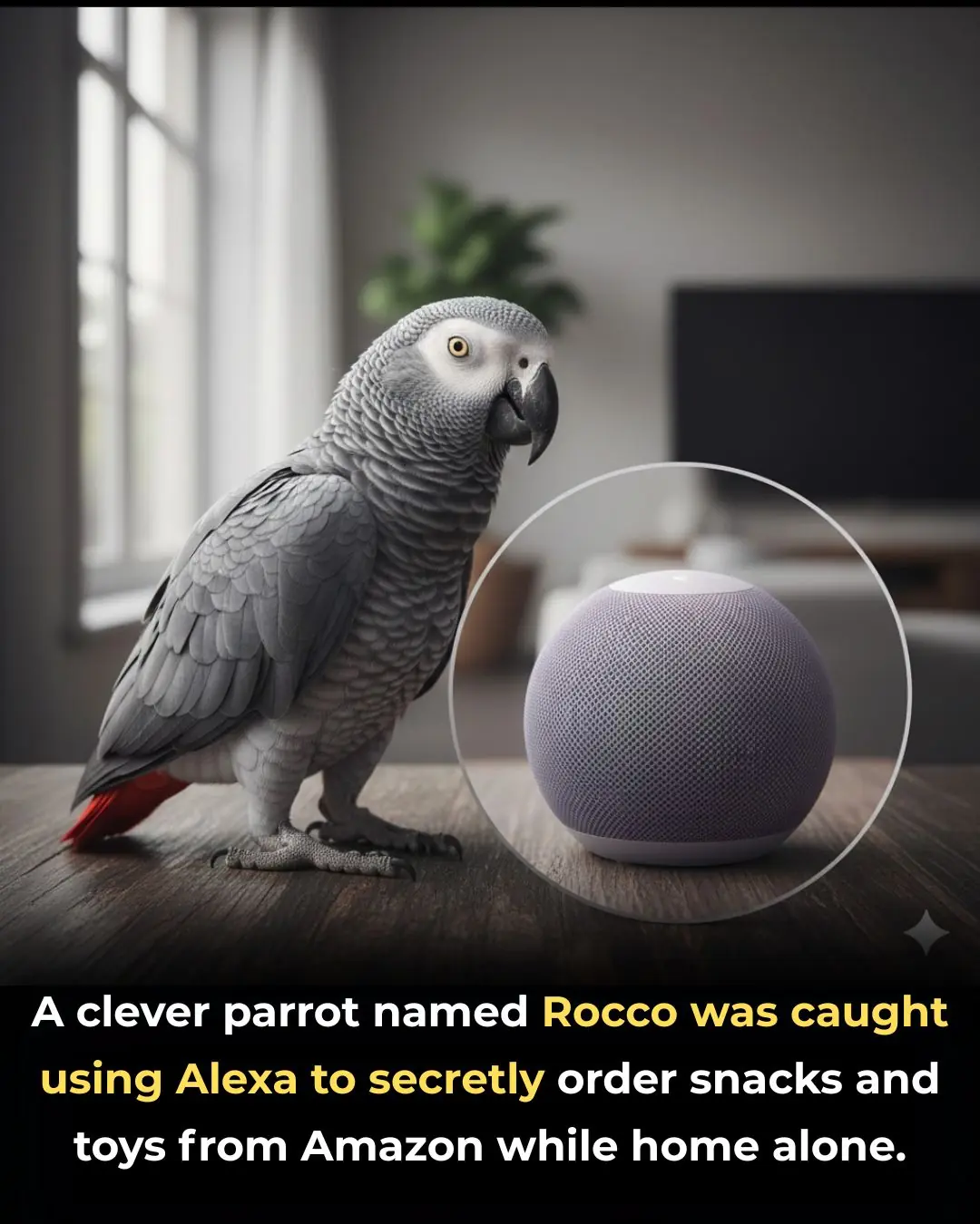 Talkative Parrot Discovers Alexa and Turns It Into a Personal Shopper