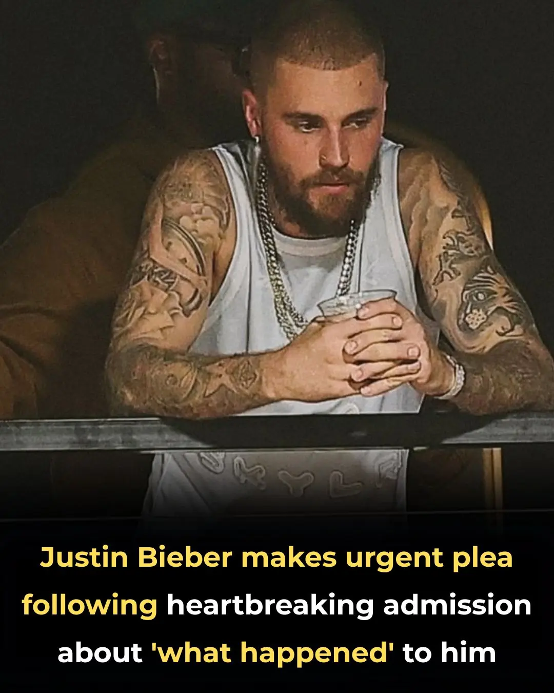Justin Bieber makes urgent plea following heartbreaking admission about 'what happened' to him