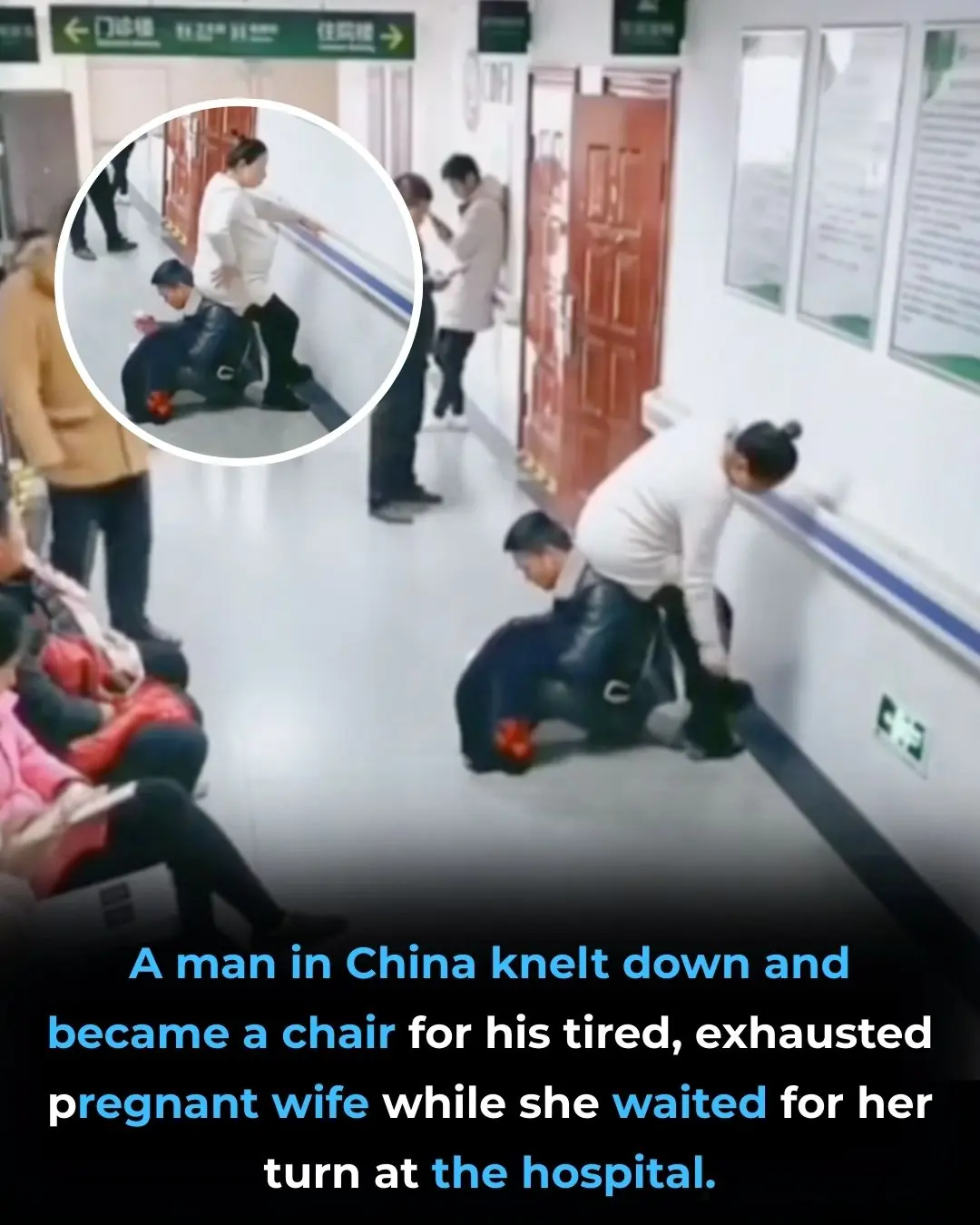 A Husband’s Simple Act of Love in a Crowded Hospital Moved Millions