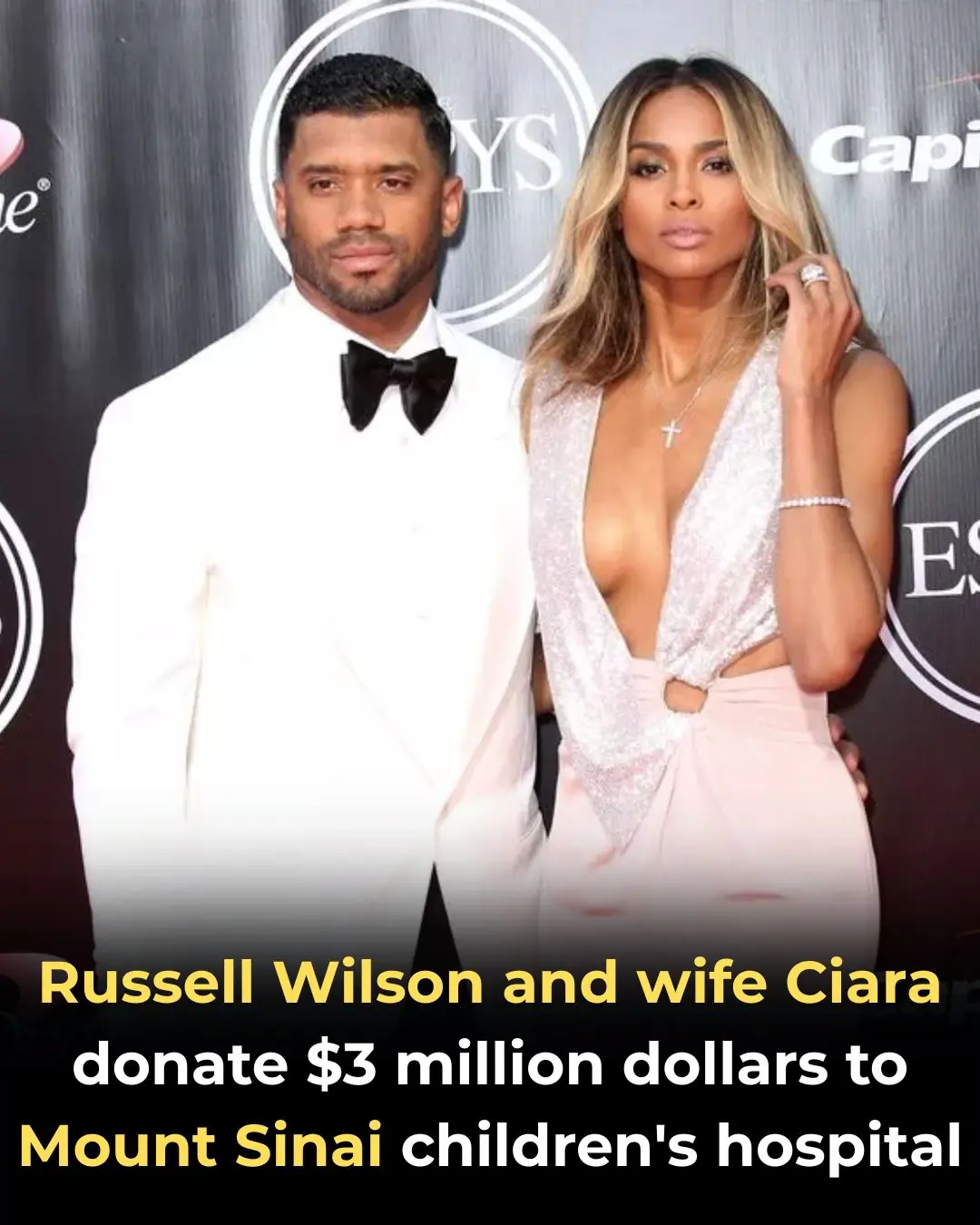 NY Giants quarterback Russell Wilson and wife donate $3 million to Mount Sinai Children's Hospital