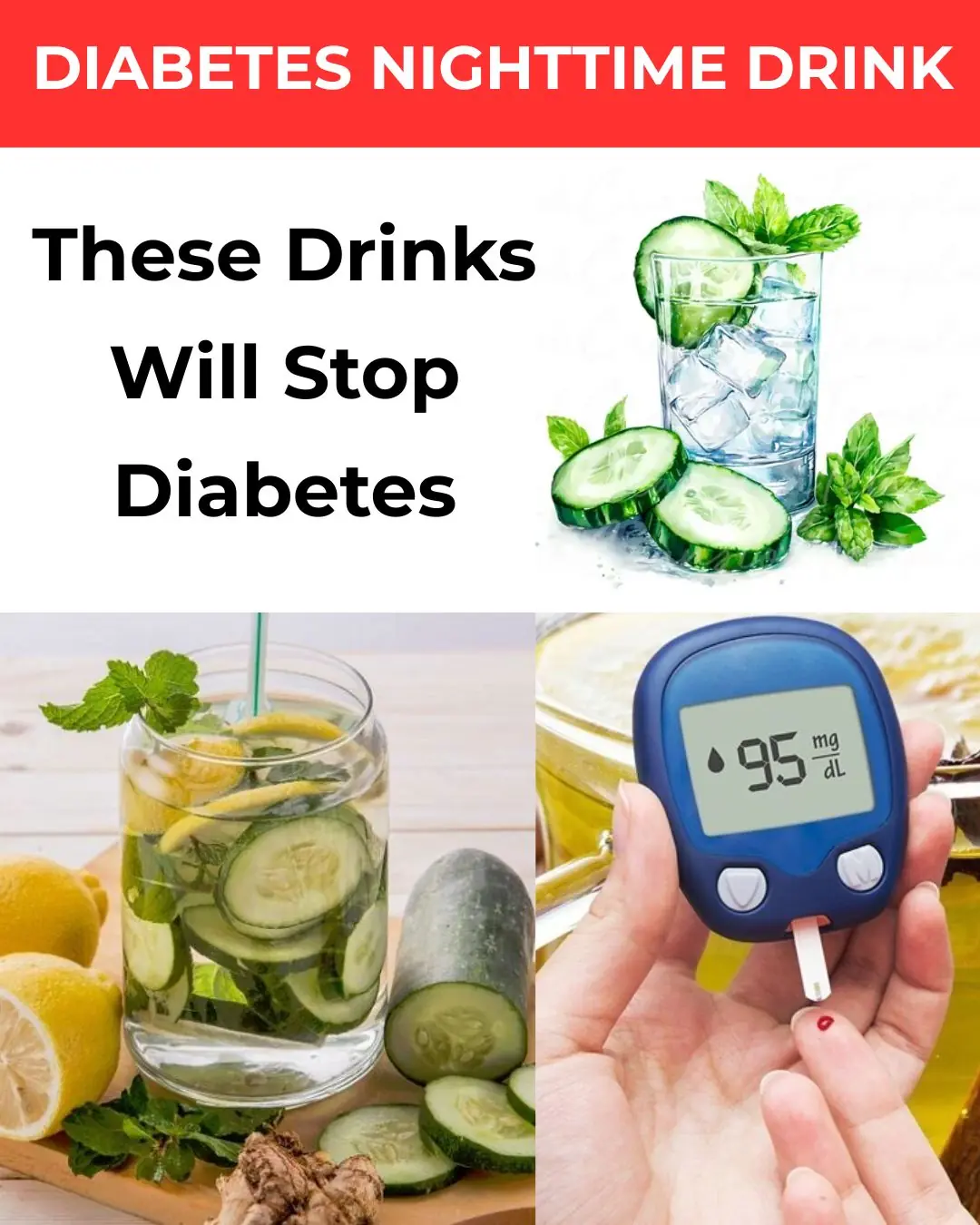Top 7 Best Drinks Diabetics Can Enjoy at Night to Support Healthy Blood Sugar Levels!