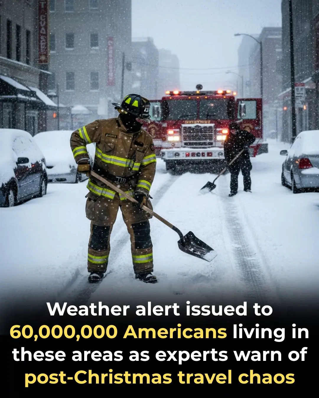 Severe Winter Weather Alert: 60 Million Americans Warned as Post-Holiday Travel Faces Major Disruptions
