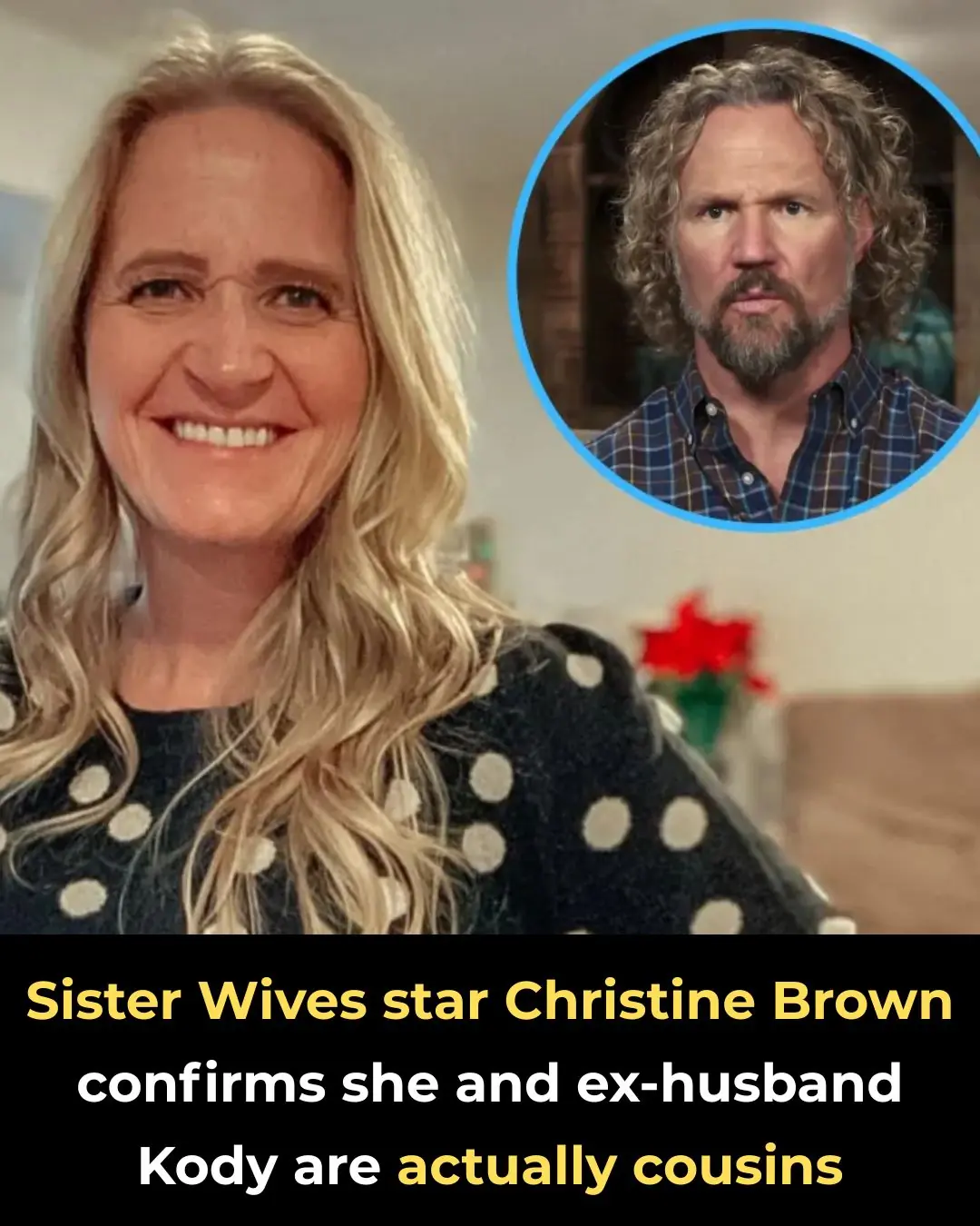 Sister Wives star Christine Brown confirms she and ex-husband Kody are actually cousins