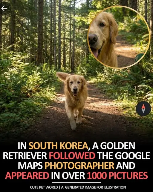 The Golden Retriever Who Became a Street View Star