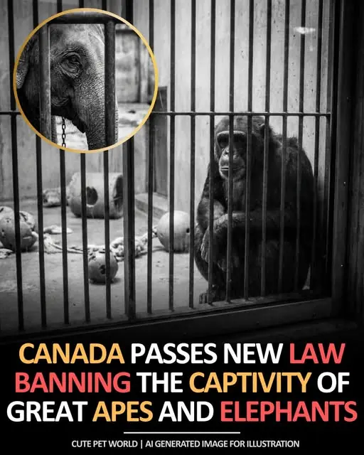 Canada Moves Toward Ending Captivity of Elephants and Great Apes