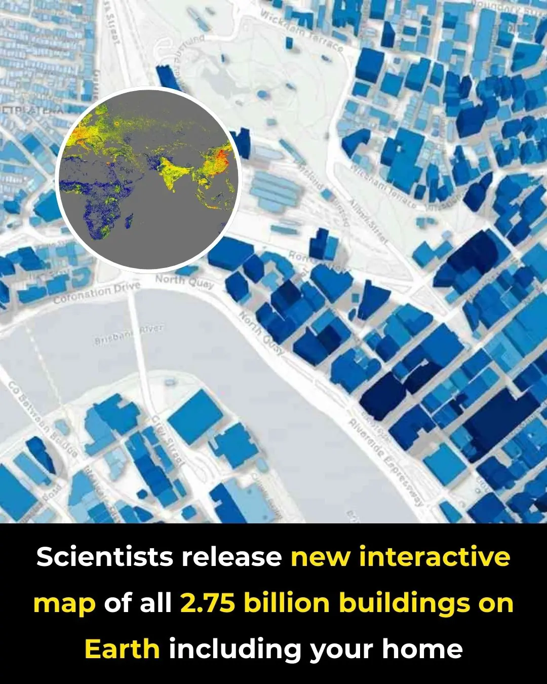 A New Global Atlas Maps Every Building on the Planet in Unprecedented Detail