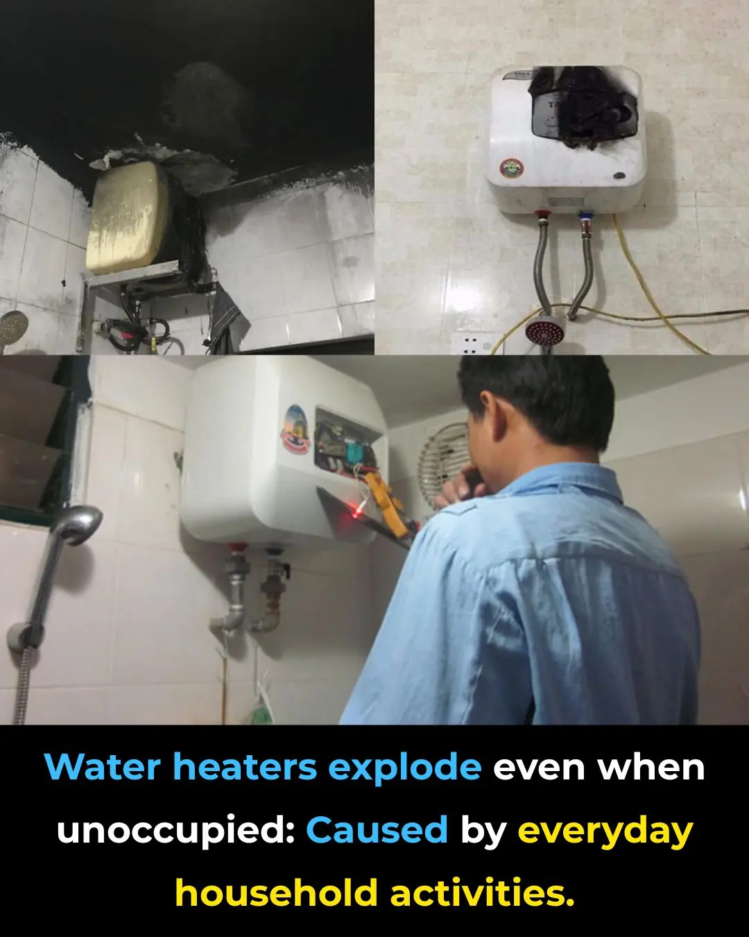 Water Heater Explosions Without Anyone Using Them: A Common Daily Habit Many Households Overlook