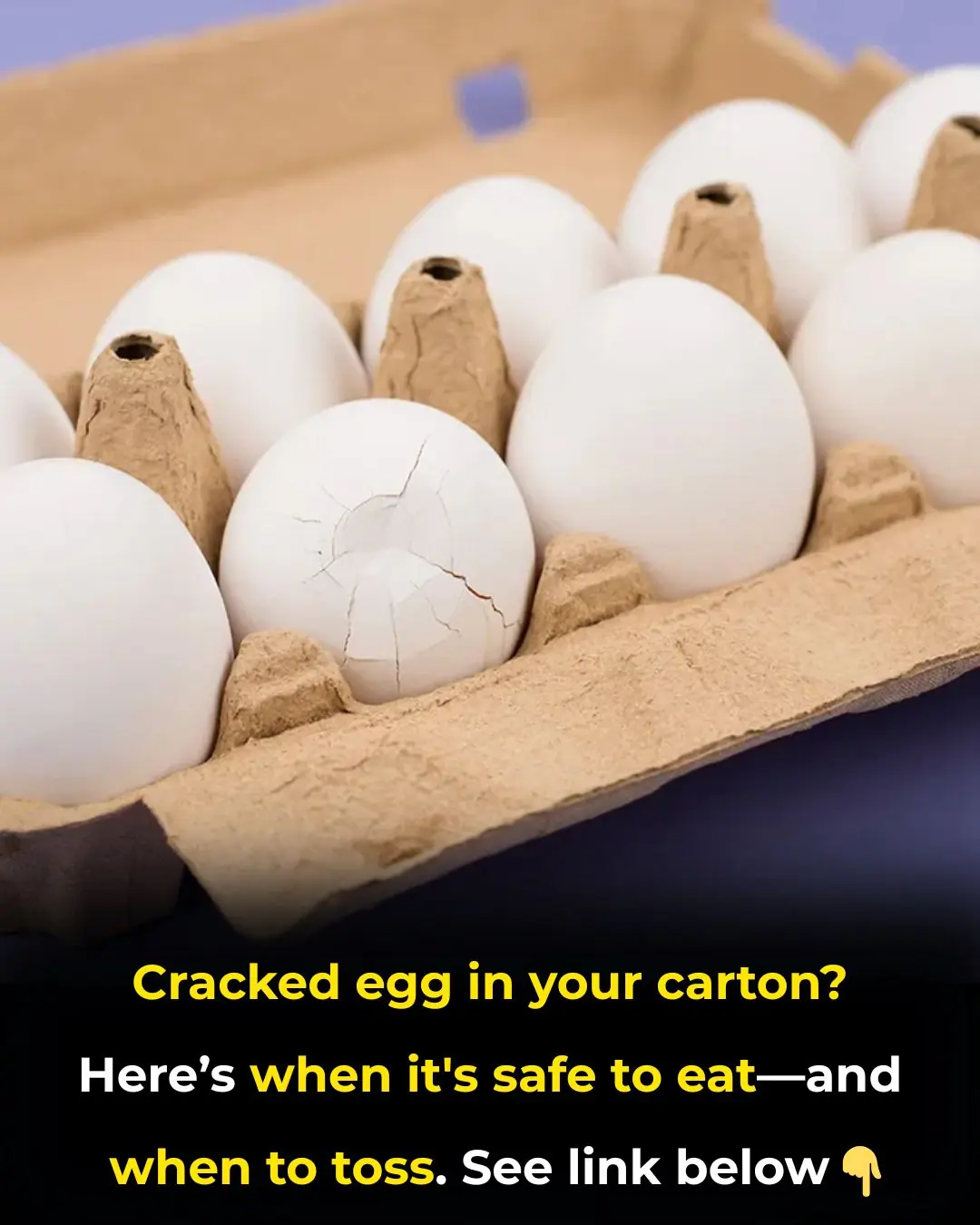 Cracked Egg in Your Carton? Here’s When It's Safe to Eat—And When to Toss