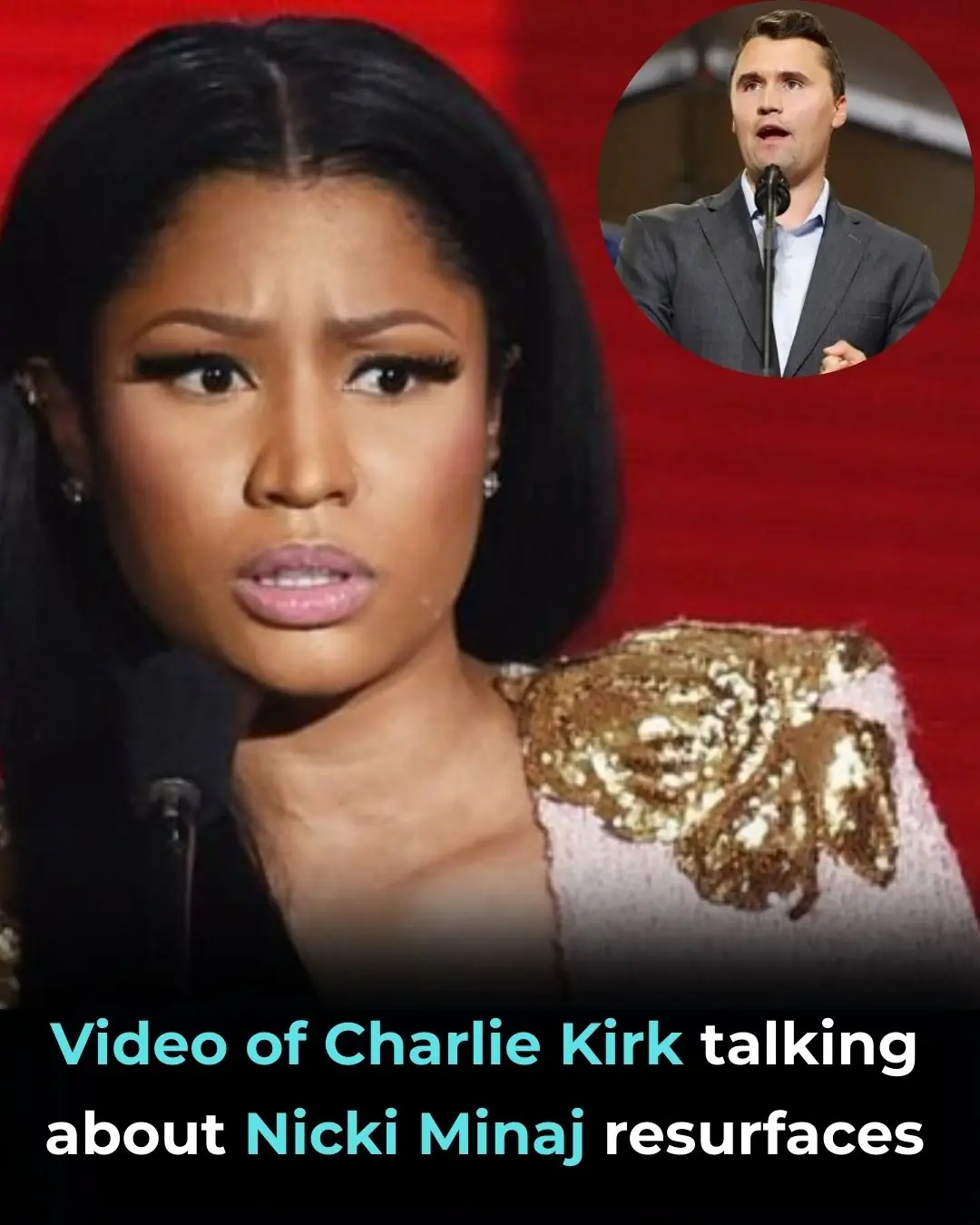 'Not a good role model': Charlie Kirk’s Nicki Minaj comment goes viral during TPUSA event