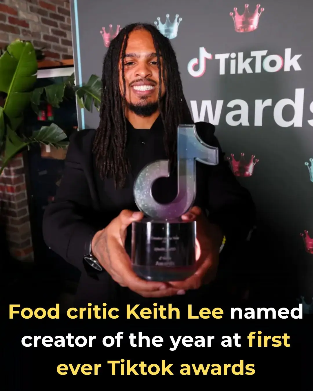 Keith Lee named 'creator of the year' at first-ever US TikTok awards