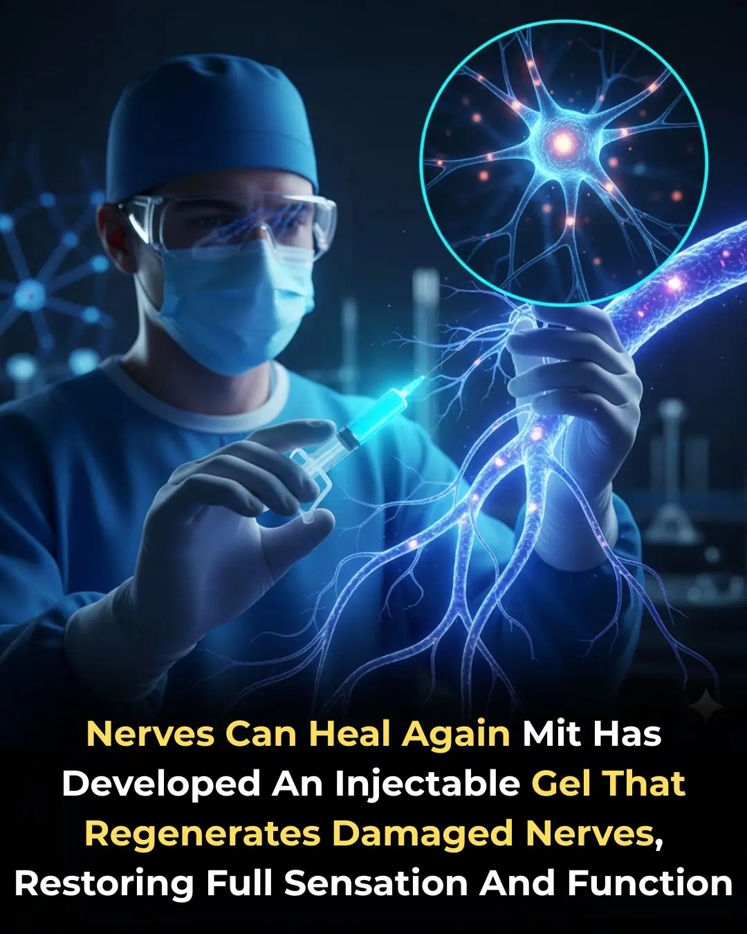 MIT Researchers Develop Injectable Gel That Regenerates Damaged Nerves