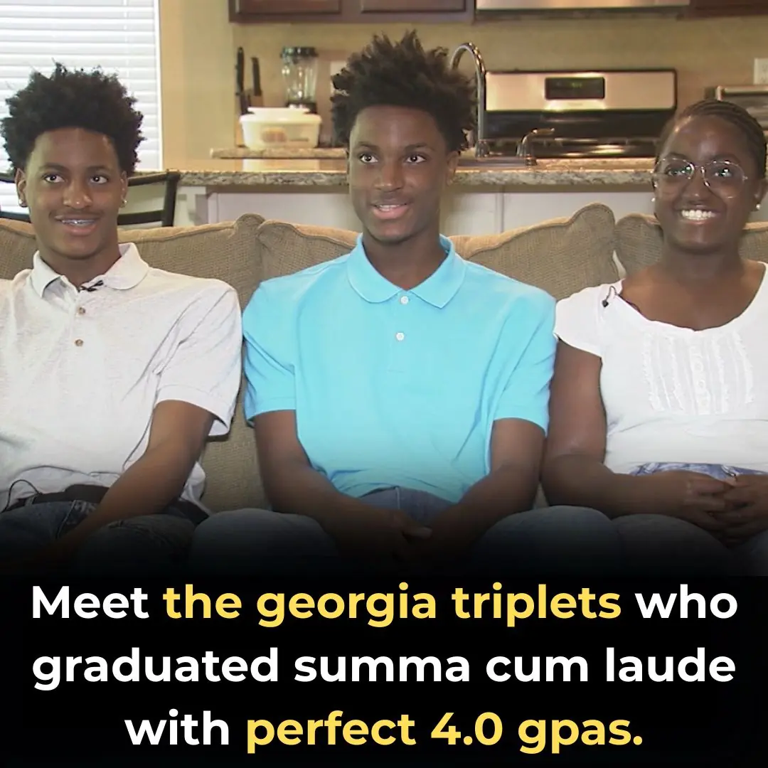 Georgia Triplets Graduate at the Top of Their Class With Perfect 4.0 GPAs