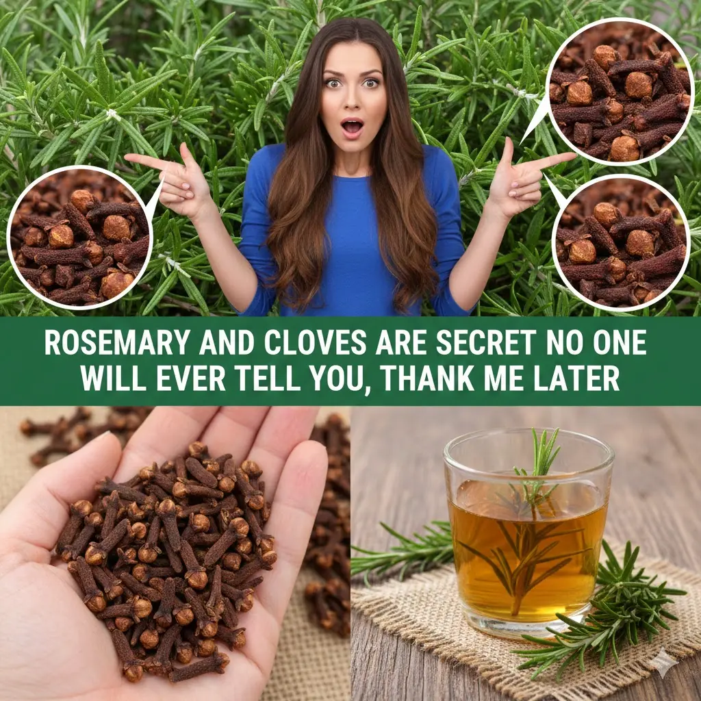 Discover the Natural Power of Rosemary and Cloves for Healthier Hair, Glowing Skin, Better Digestion, and Natural Pain Relief