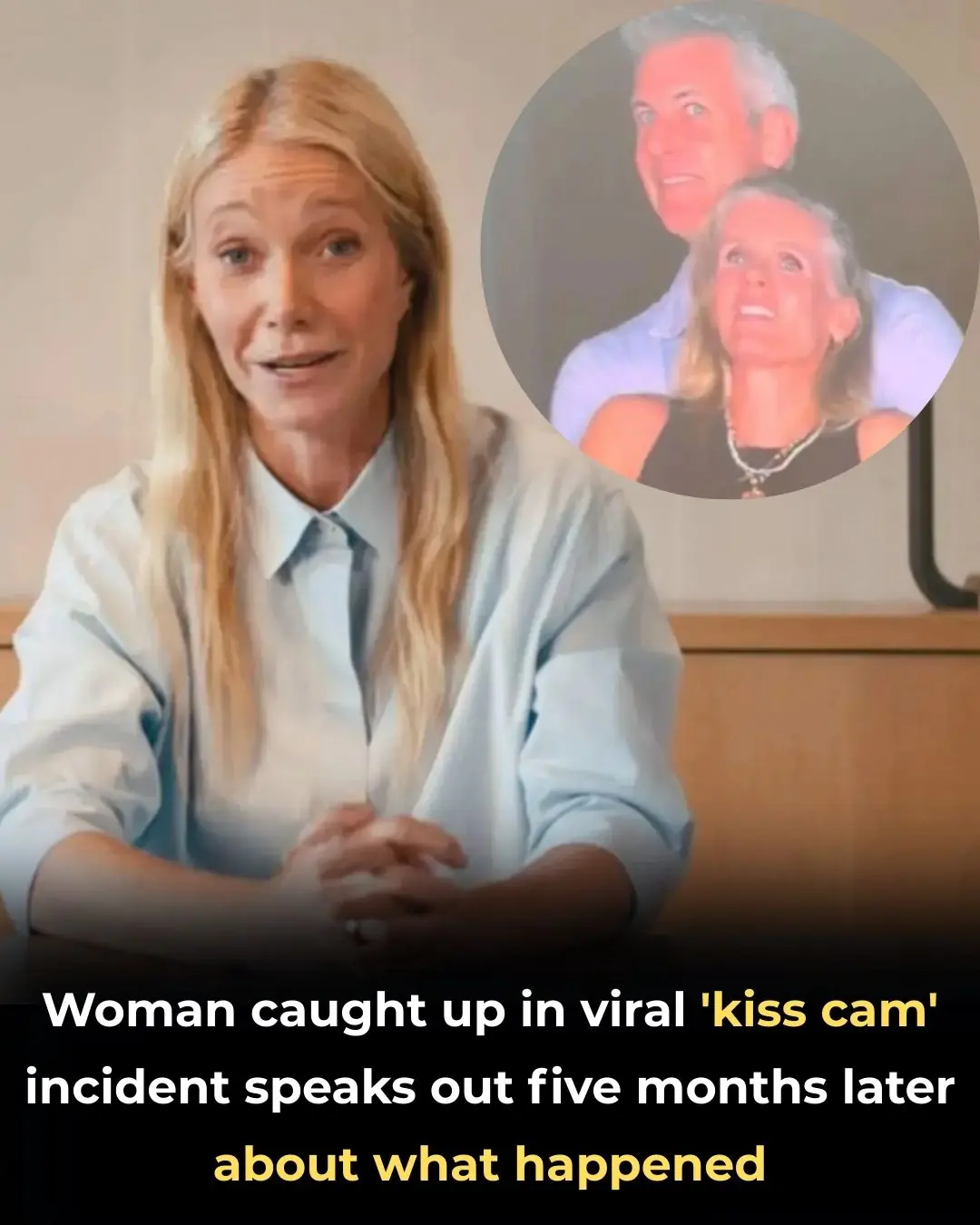 Woman at center of viral 'kiss cam' moment at Coldplay concert breaks silence