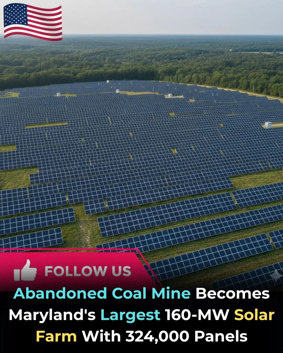 From Coal to Clean: Maryland’s Largest Solar Farm Goes Live 🌞⚡🌿