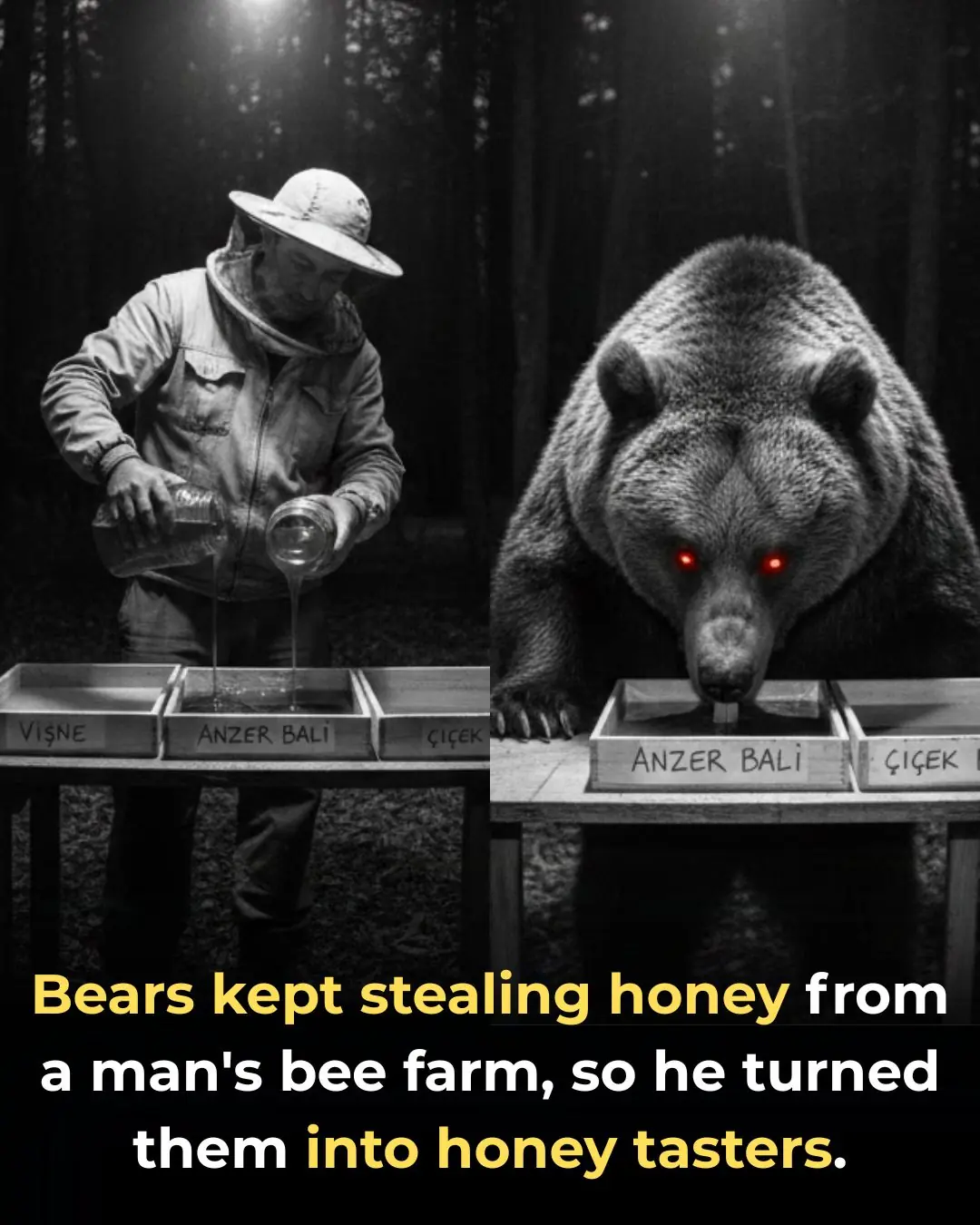 Bears Turn Honey Theft Into a Surprising Taste Test in Turkey