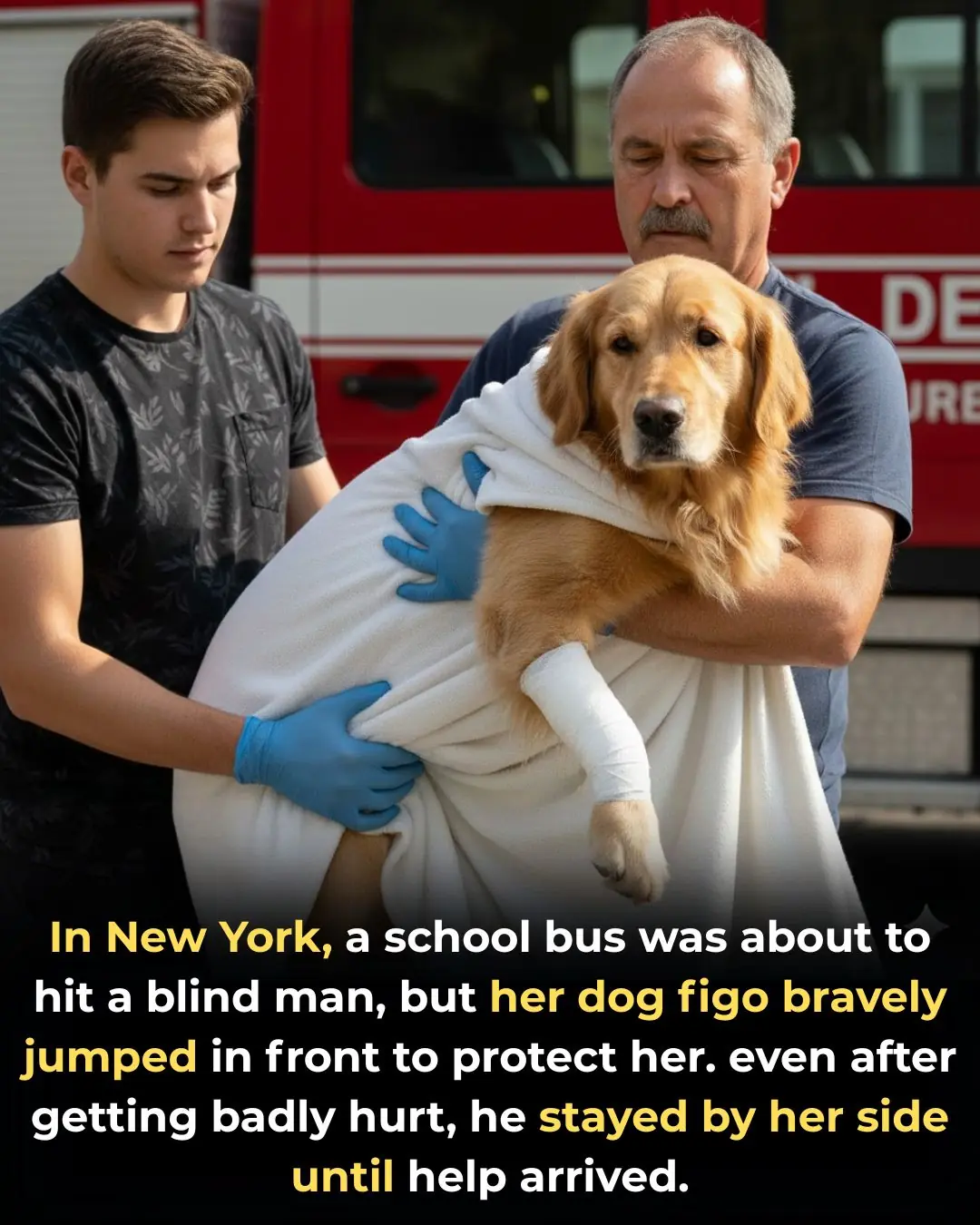 Figo’s Bravery: A Testament to the Selflessness of Dogs 🐕💛