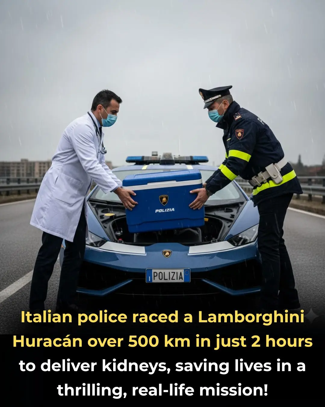 When Speed Saves Lives: The Lamborghini Mission That Delivered Hope
