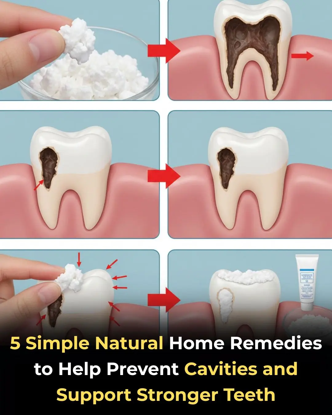 5 Simple Natural Home Remedies to Help Prevent Cavities and Support Stronger Teeth