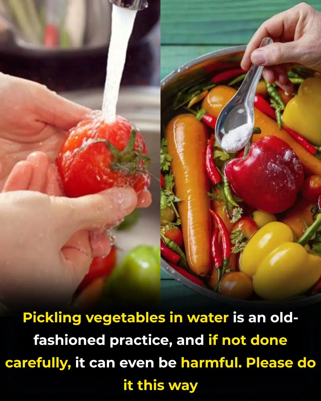 Soaking Vegetables in Water: Why the Old Method Can Be Risky and the Safer Way to Do It