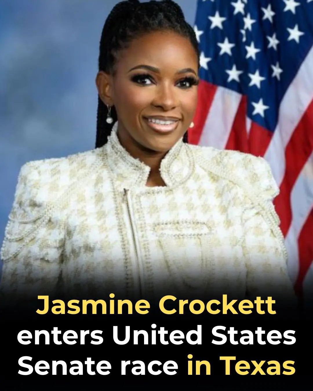 Democratic Rep. Jasmine Crockett is running for the US Senate in Texas