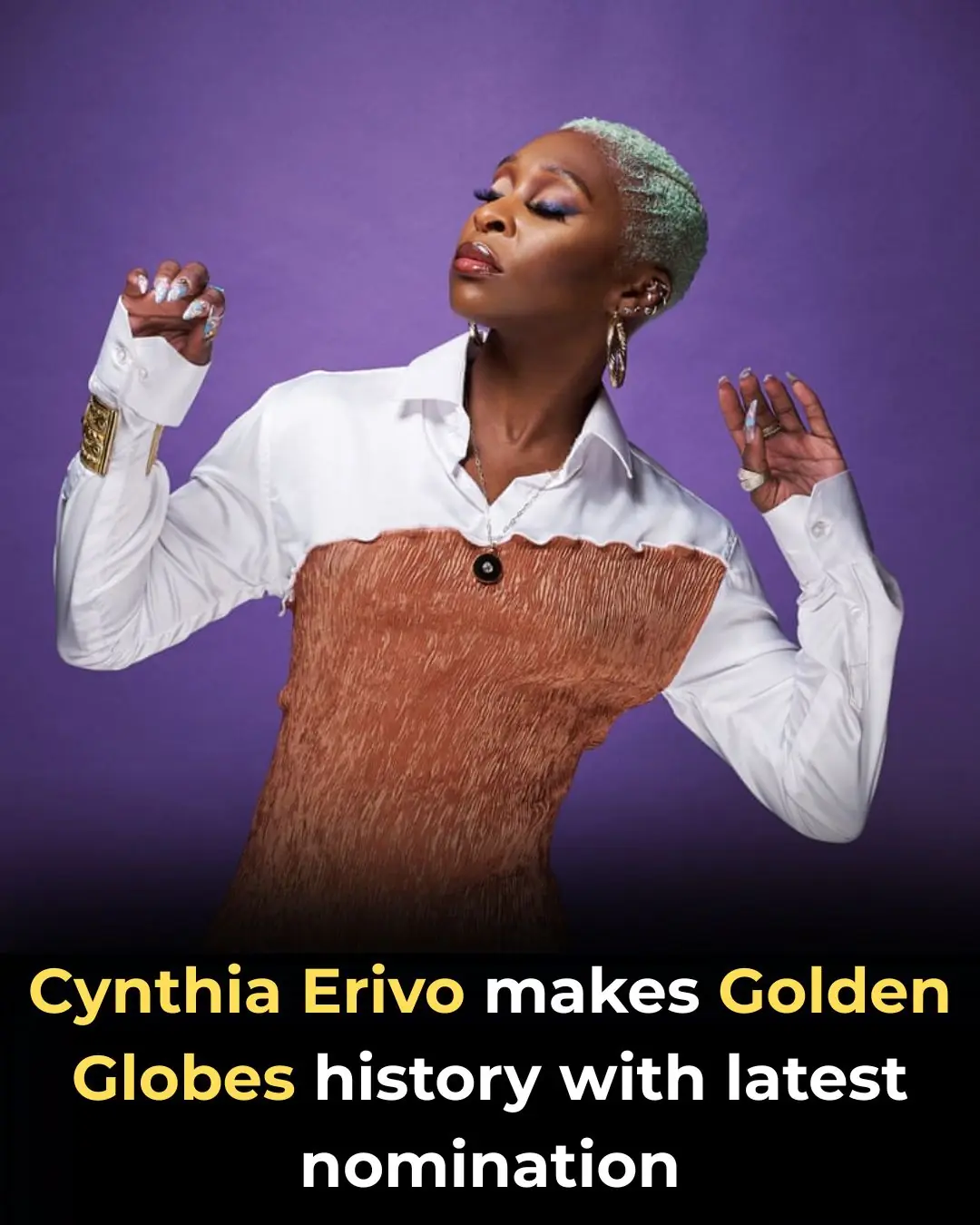Cynthia Erivo Just Made History At The Golden Globes