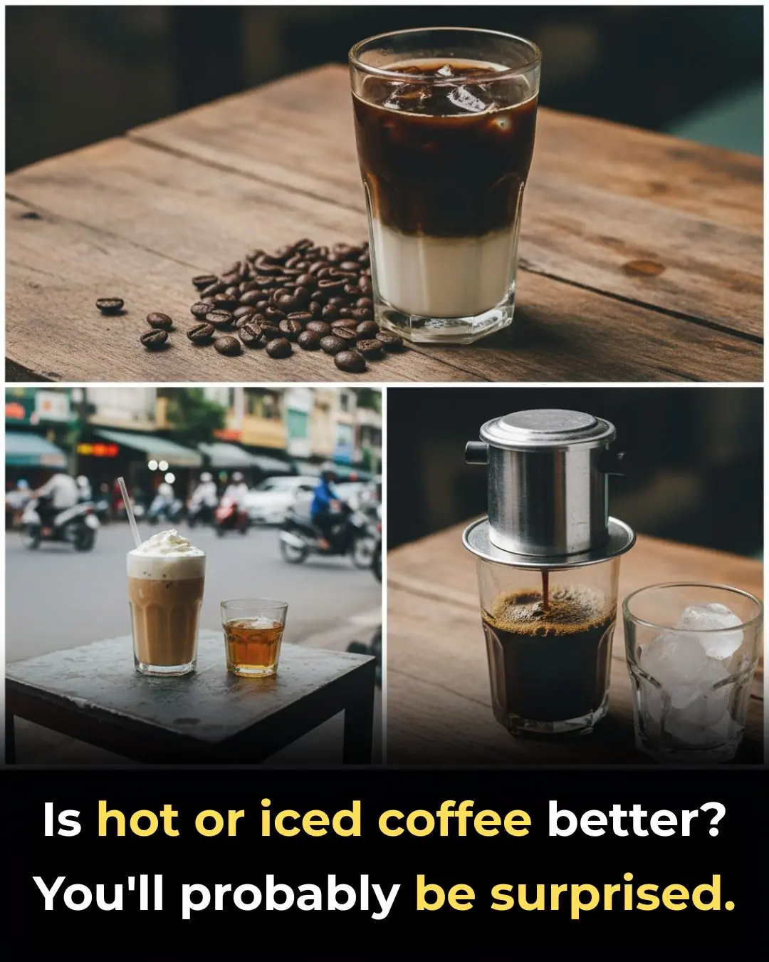 Is hot or iced coffee better? You'll probably be surprised.