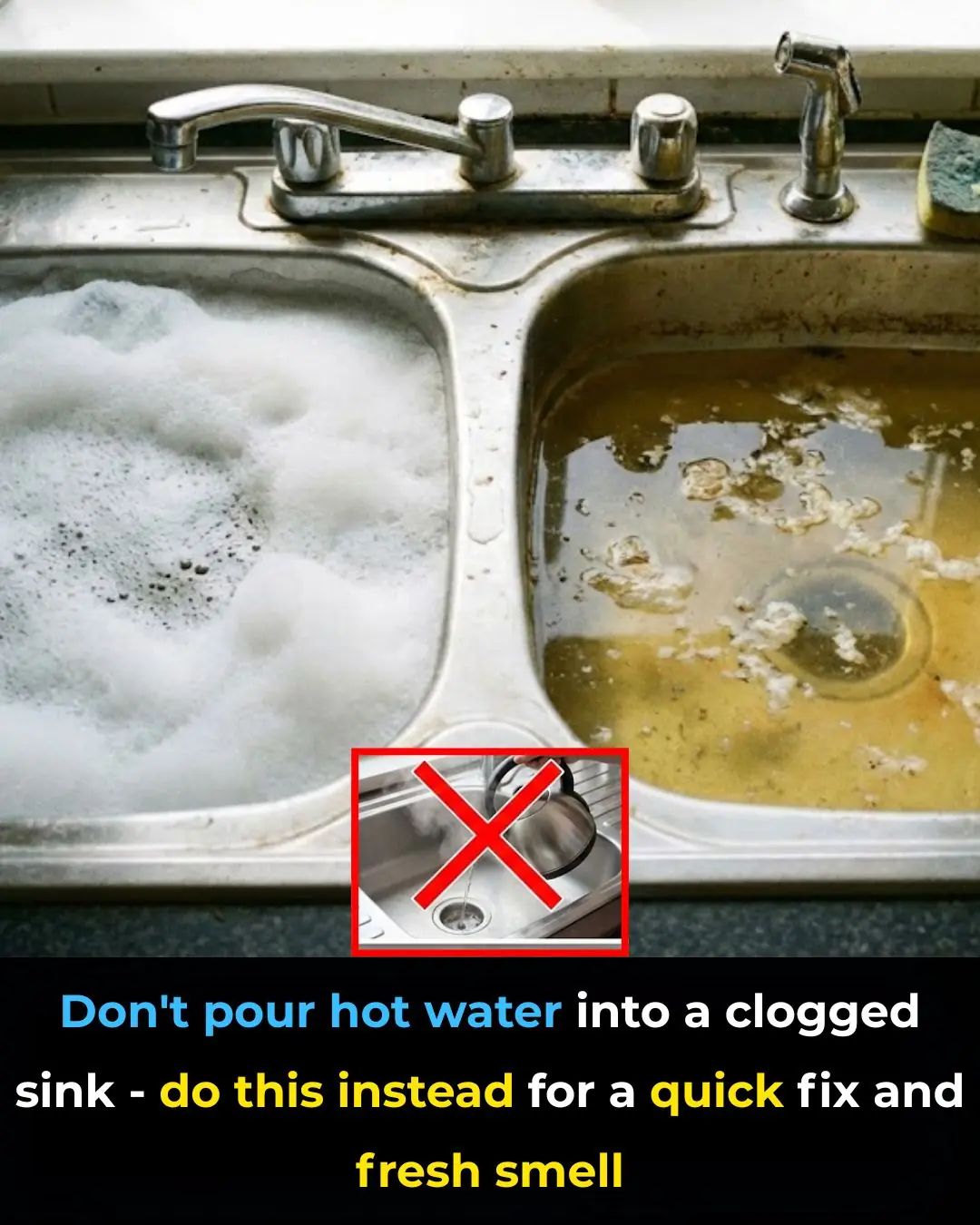 Clogged Sink? Don’t Use Hot Water