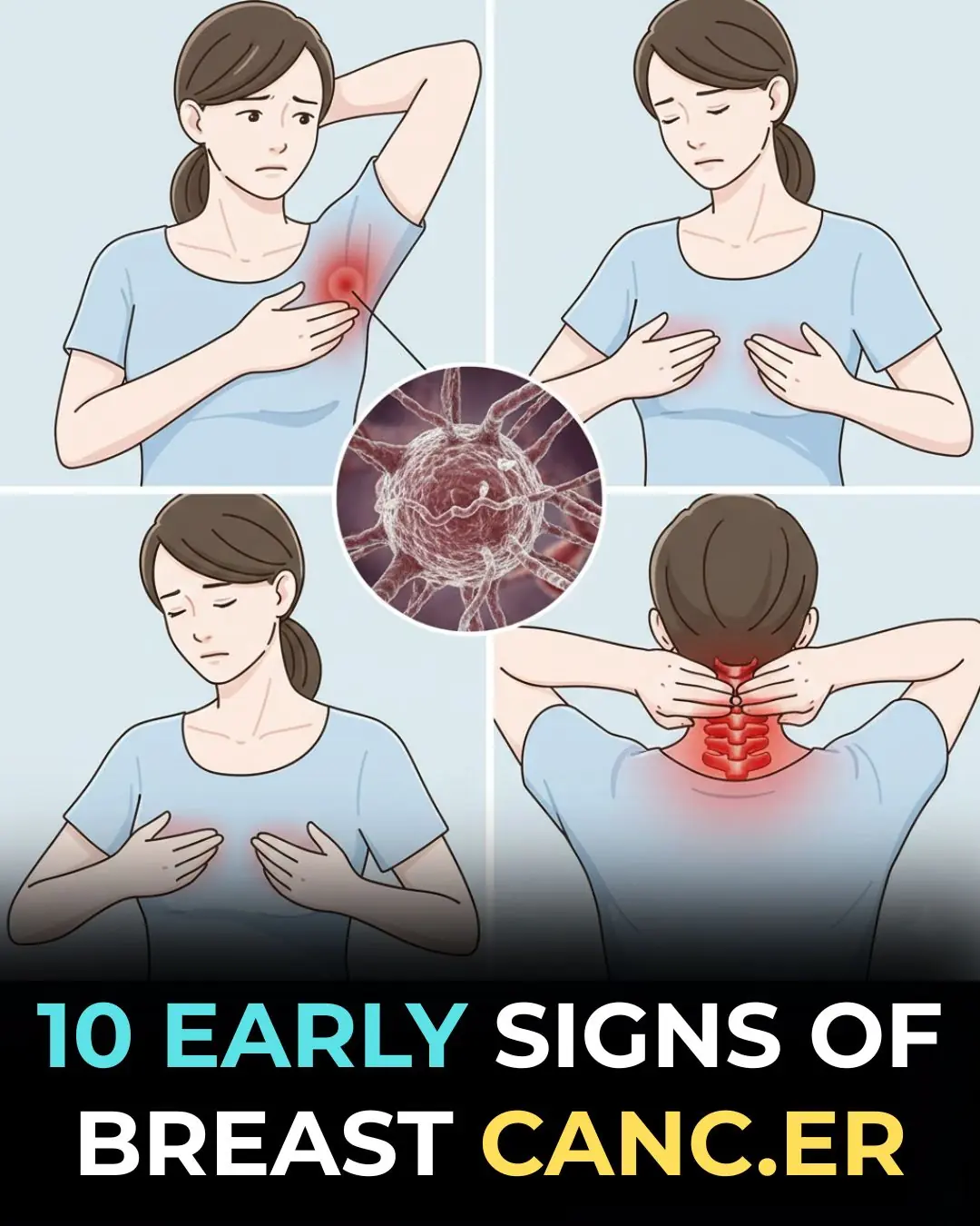 10 Early Signs of Breast Cancer You Should Never Ignore