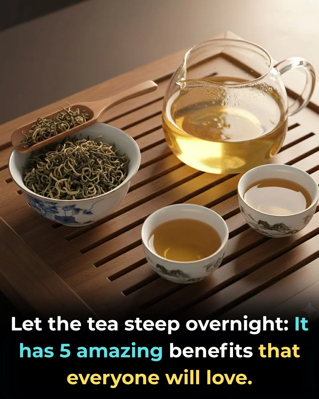 Let the tea steep overnight: It has 5 amazing benefits that everyone will love.