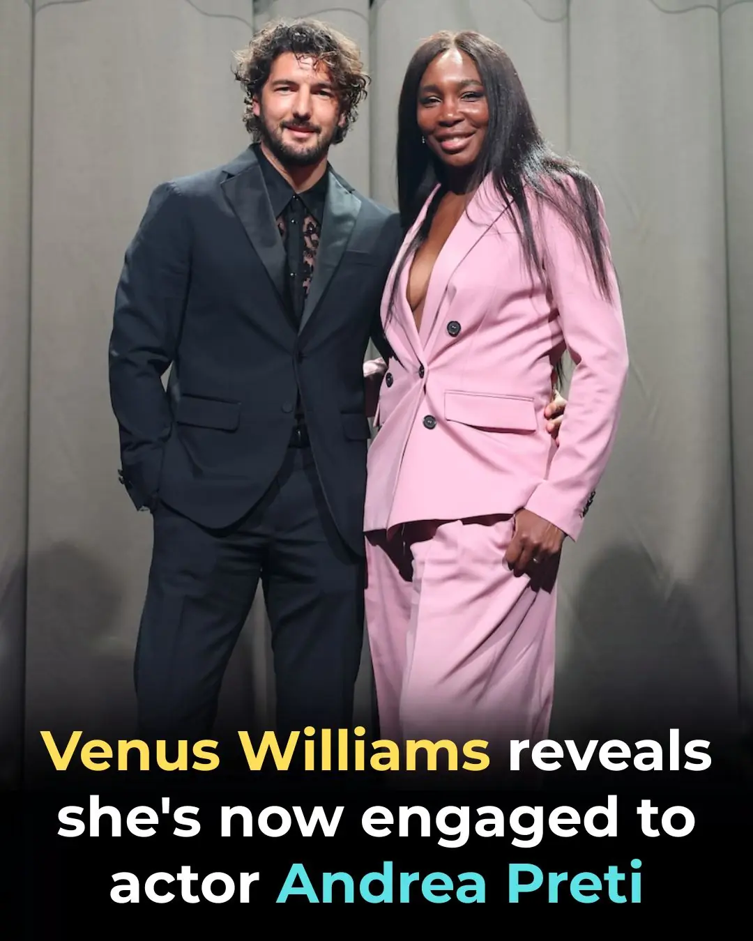 Venus Williams celebrates engagement to Andrea Preti with tropical photo shoot