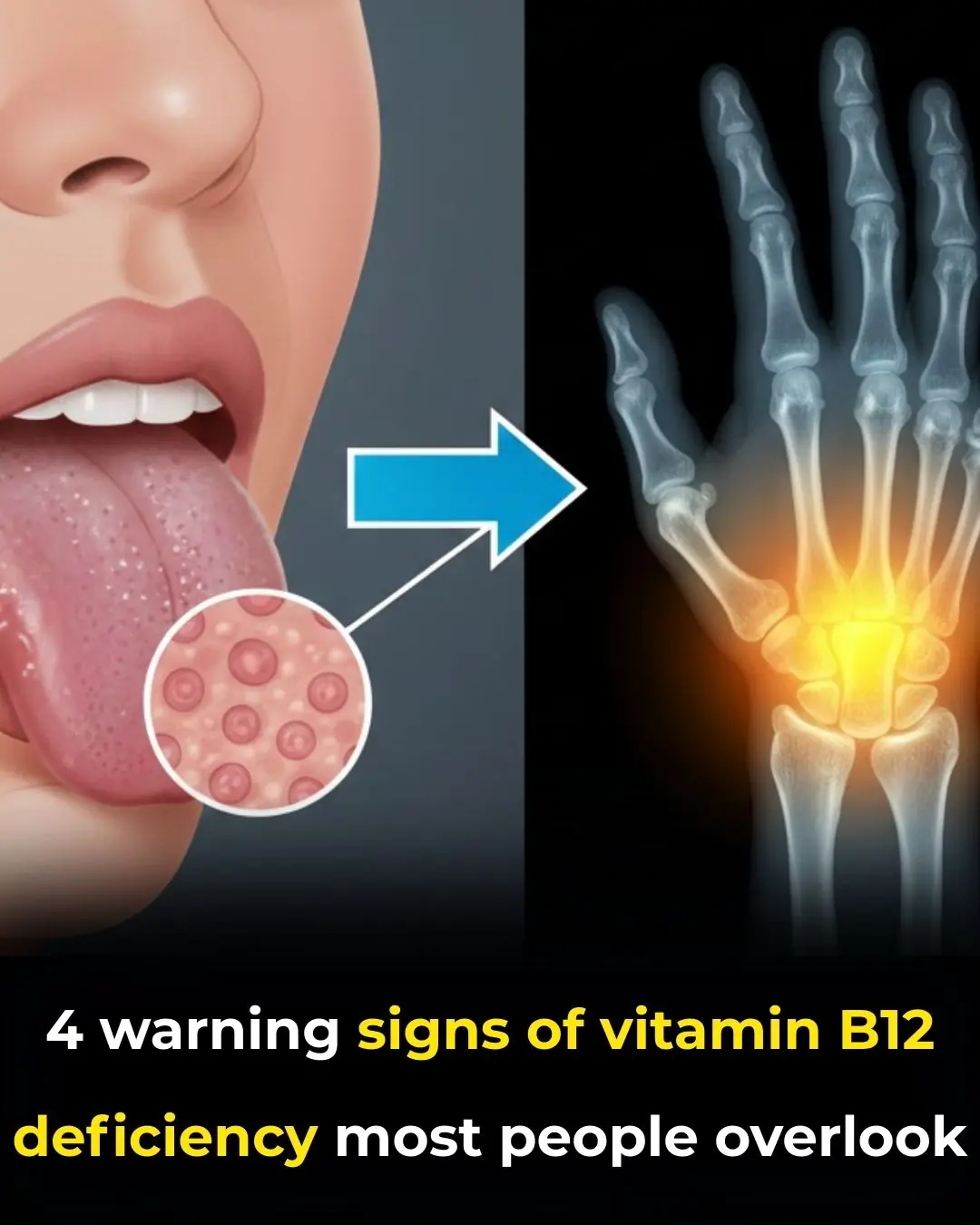 4 alarming symptoms of vitamin B12 deficiency you can’t ignore!