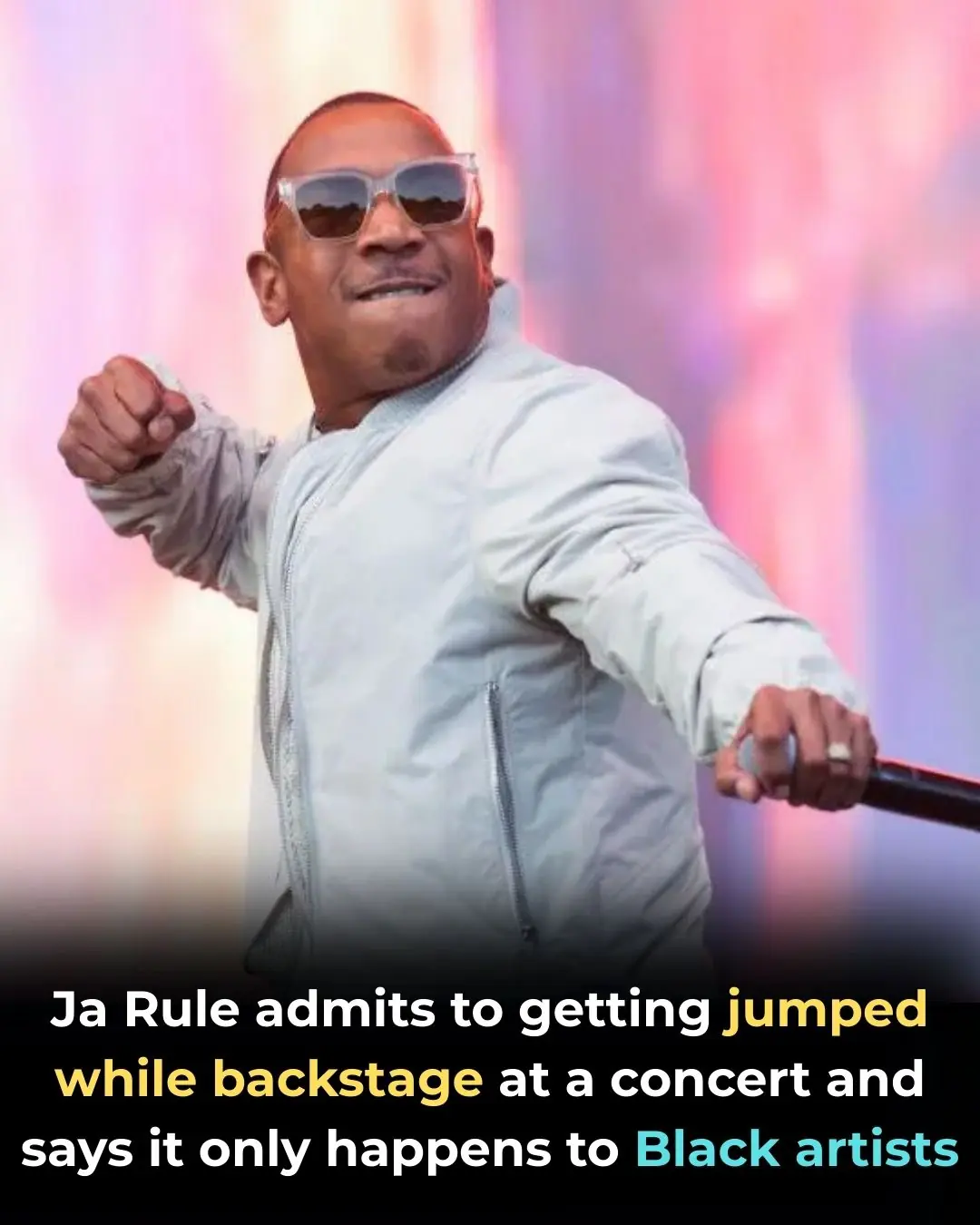 Ja Rule 3 Losers Sucker-Punched Me Backstage If I Was Bruce Springsteen, They'd Be in Cuffs!!!