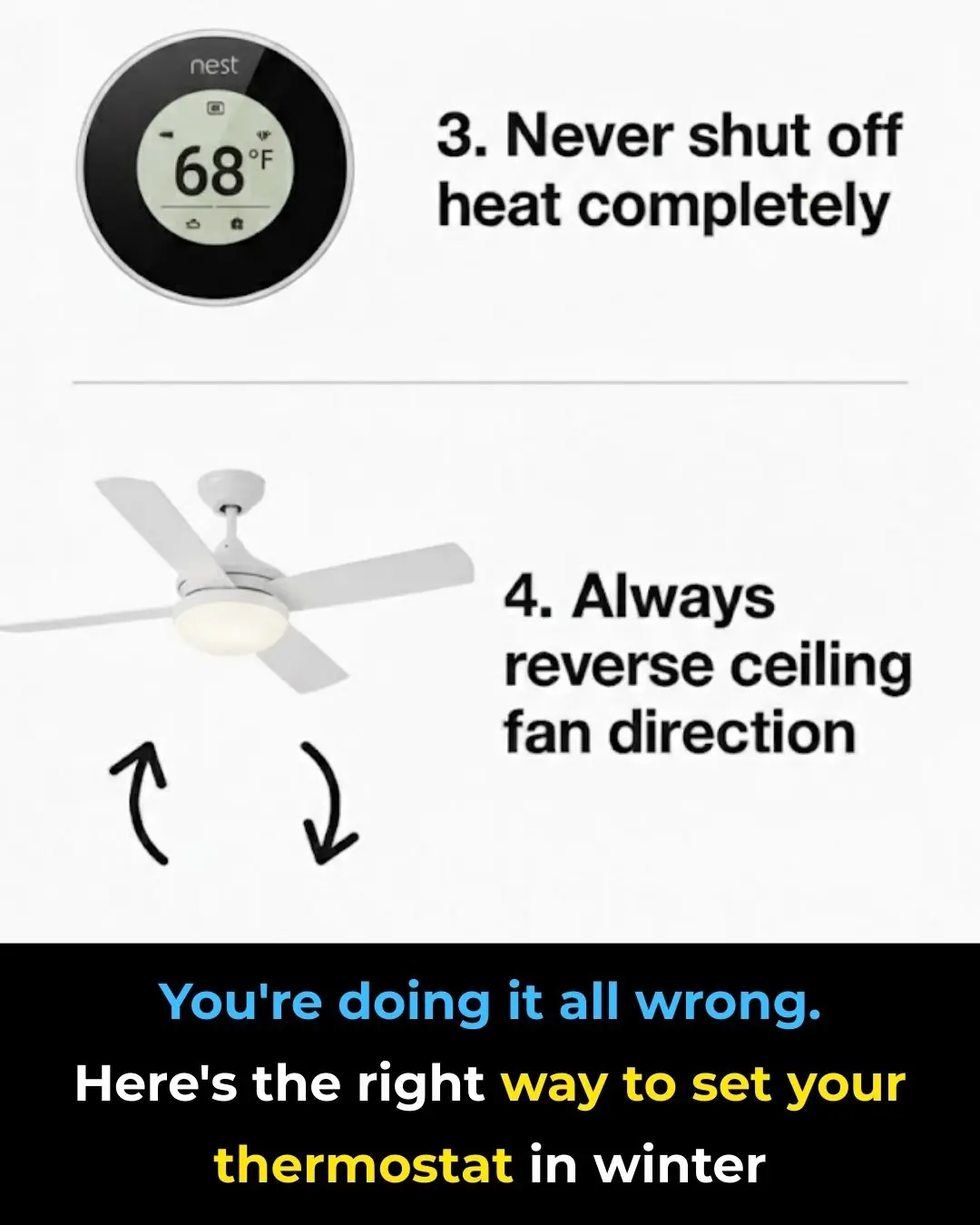 You're doing it all wrong. Here’s the right way to set your thermostat in winter