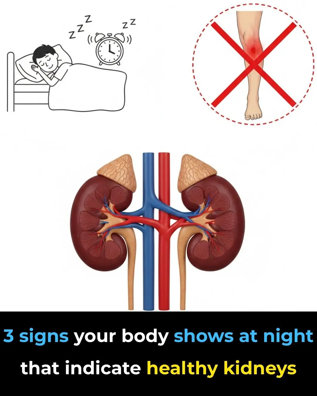 🌙 If You Notice These 3 Signs at Night, Your Kidneys Are Likely in Great Shape