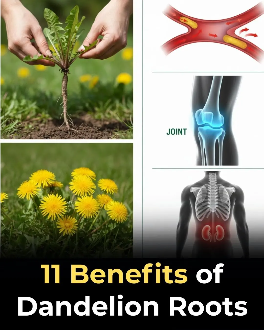 11 Benefits of Dandelion Roots