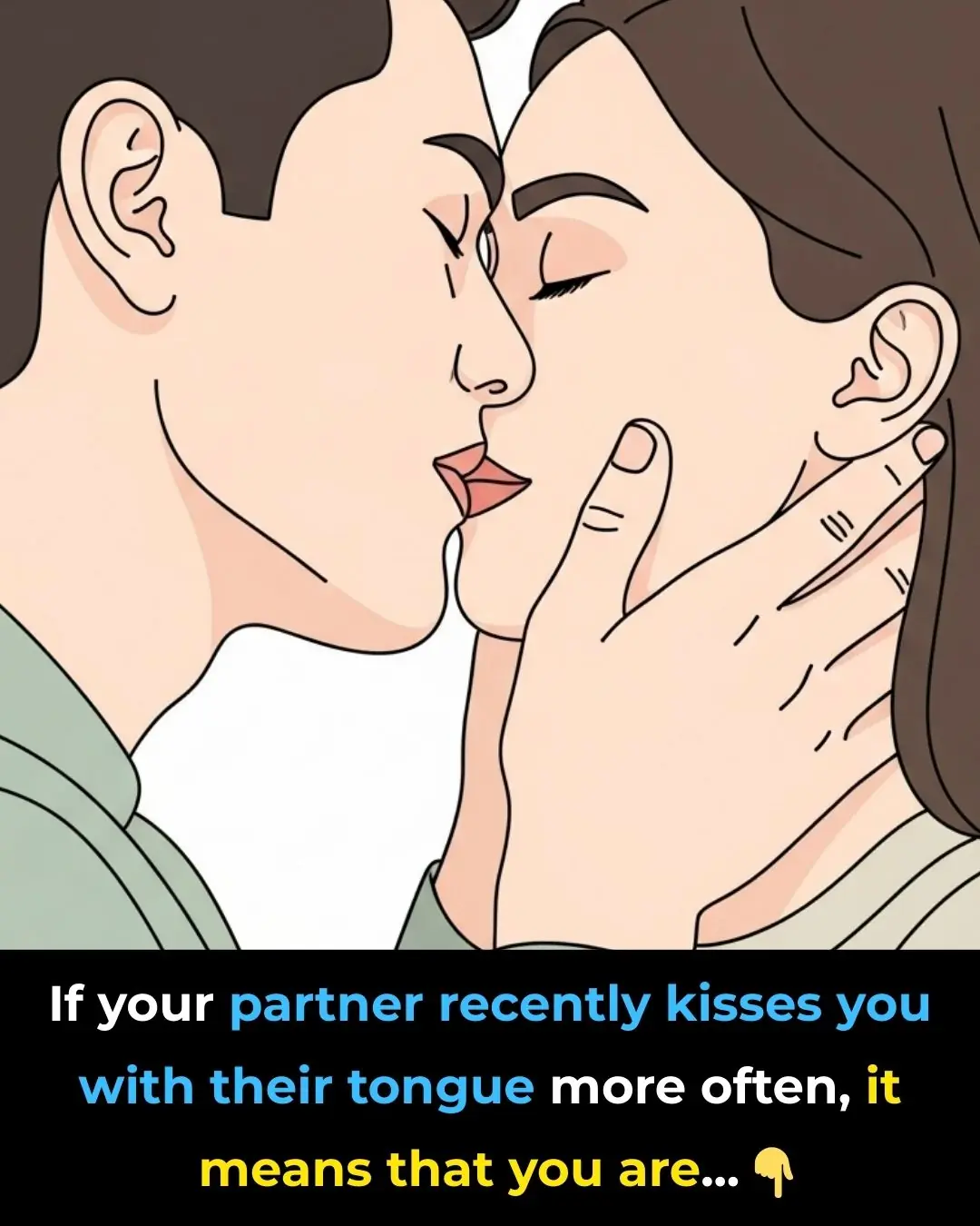 What It Really Means When Your Partner Starts Kissing You With Their Tongue More Often